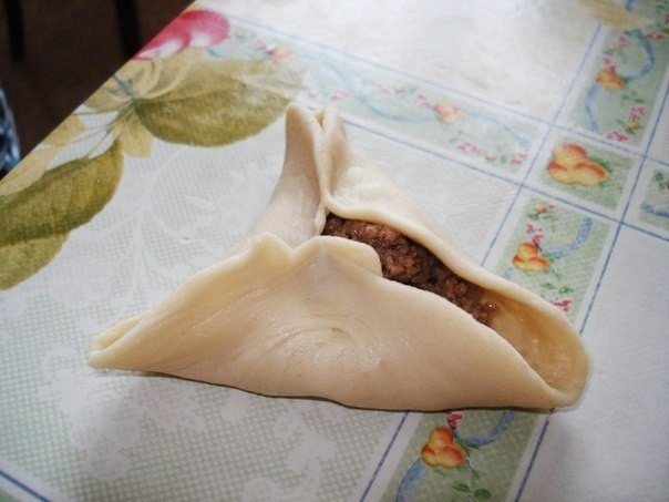 Cлоёная самса с мясом Cлоёная самса с мясом