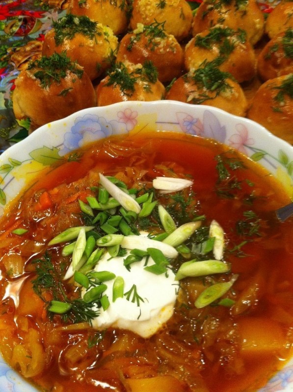 Вкуснейшие пампушки к украинскому борщу Вкуснейшие пампушки к украинскому борщу