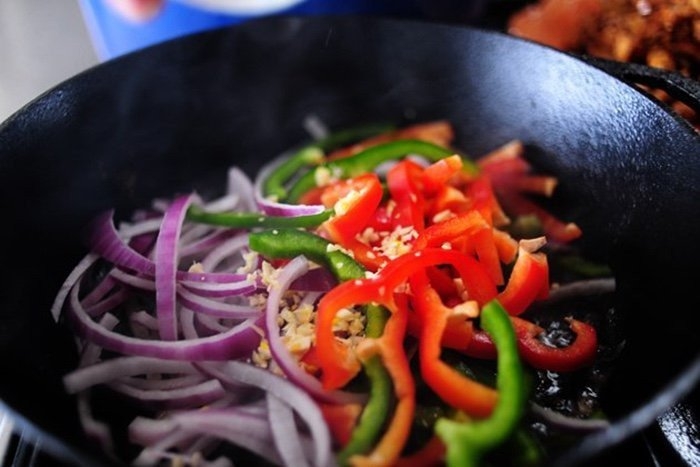 Острая паста с курицей Острая паста с курицей