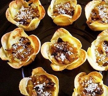 Картофельные цветочки-корзиночки с начинкой Картофельные цветочки-корзиночки с начинкой