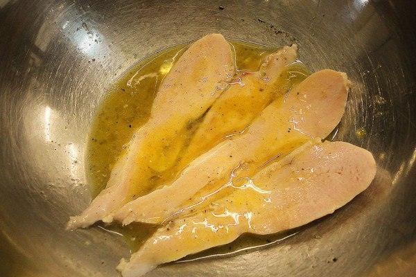 Салат с курицей и сухариками 3 Салат с курицей и сухариками 3
