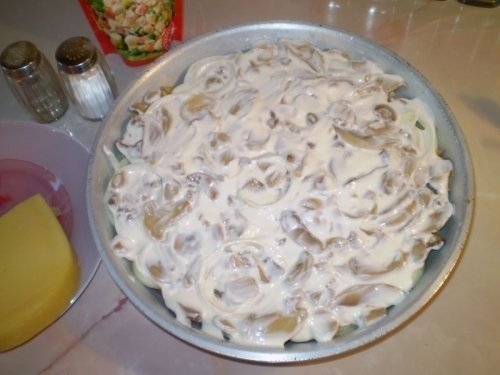 Мясо с грибами и сыром Мясо с грибами и сыром
