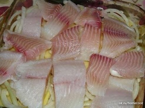 Вкуснейшая картофельная запеканка с рыбой Вкуснейшая картофельная запеканка с рыбой