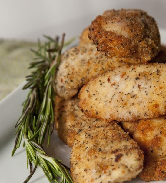 Куриные отбивные в панировке Куриные отбивные в панировке