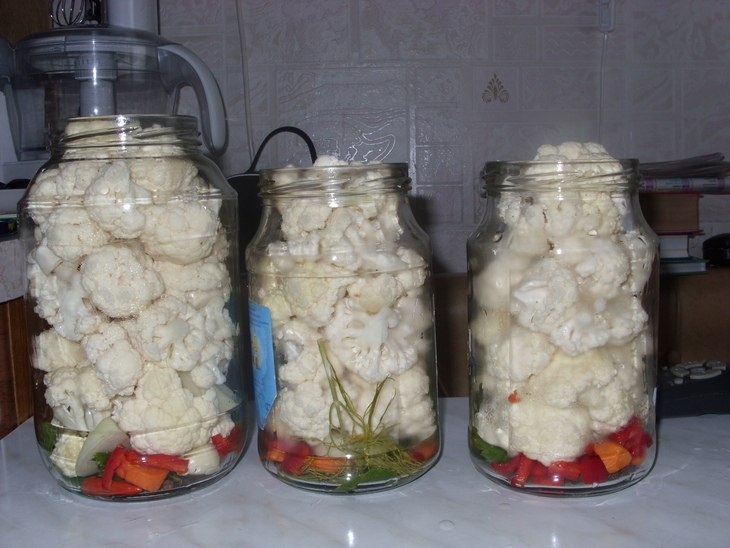 Маринованная цветная капуста Маринованная цветная капуста