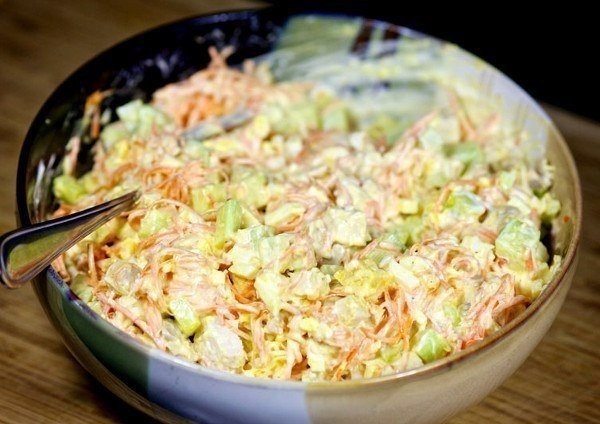 Салат с морковью по-корейски Салат с морковью по-корейски