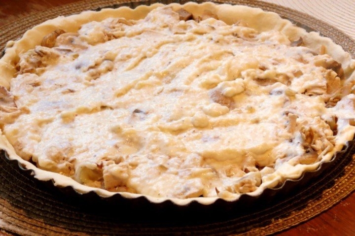 ПИРОГ С КУРИЦЕЙ И ГРИБАМИ ПИРОГ С КУРИЦЕЙ И ГРИБАМИ