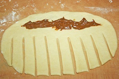 Булочки с варёной сгущёнкой Булочки с варёной сгущёнкой