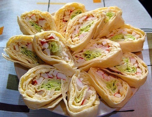 Закуски из лаваша Закуски из лаваша
