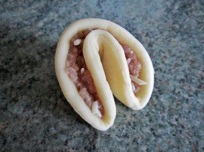 Мясной пирог хризантема Мясной пирог хризантема