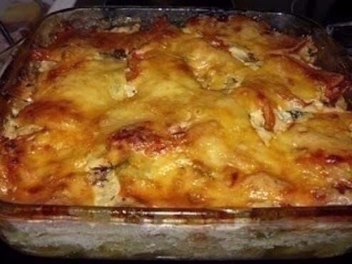 Обалденная вкусная запеканка картофельная с рыбкой Обалденная вкусная запеканка картофельная с рыбкой