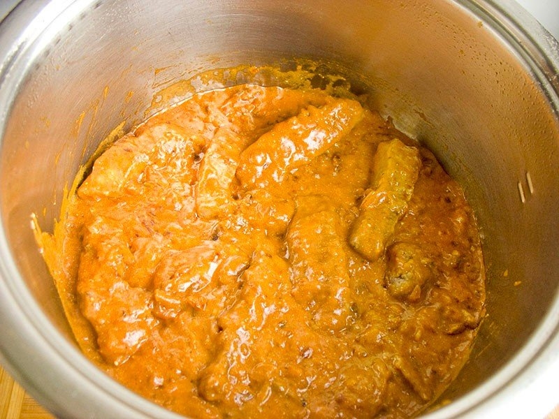 Бефстроганов в луковом соусе с грибами Бефстроганов в луковом соусе с грибами