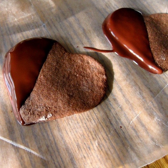 Шоколадно-коричные сердца