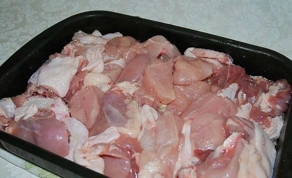Курица, запеченная с гречкой Курица, запеченная с гречкой