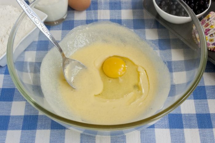 Маффины с черникой Маффины с черникой