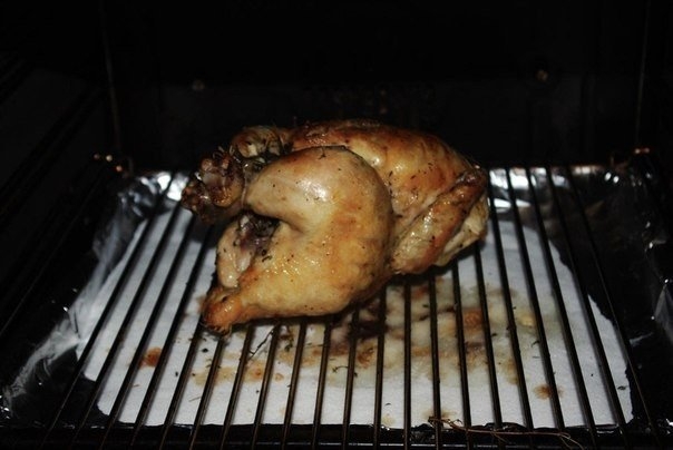 Курица а-ля гриль в духовке