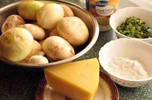 Жульен из шампиньонов Жульен из шампиньонов