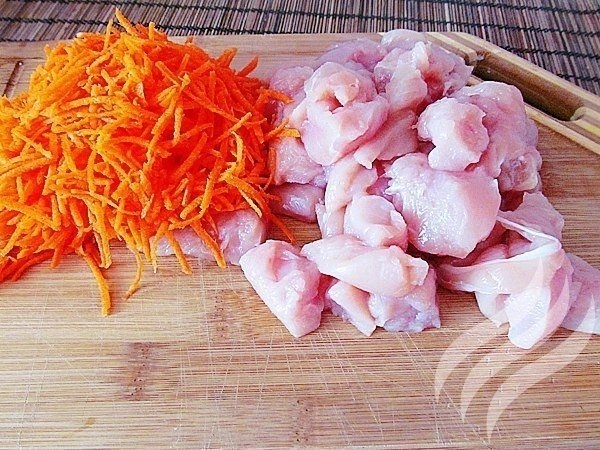 Плов с курицей. Плов с курицей.