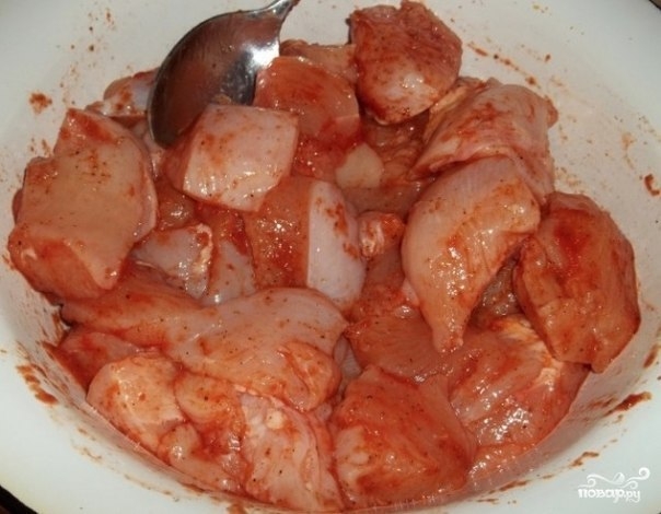 Шашлык из курицы по-грузински Шашлык из курицы по-грузински