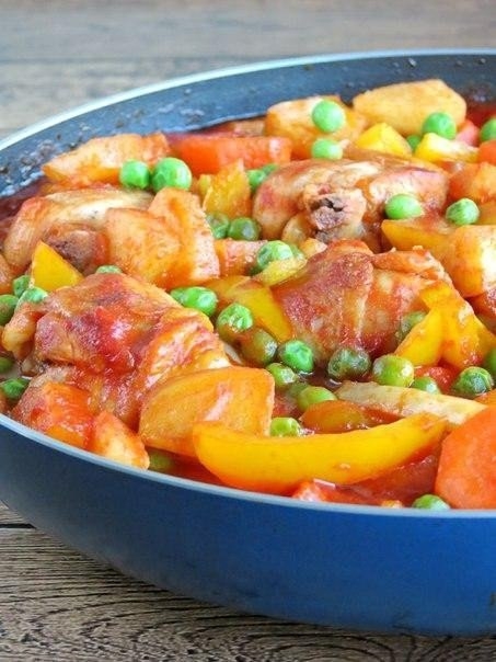 Курица с ананасами Курица с ананасами