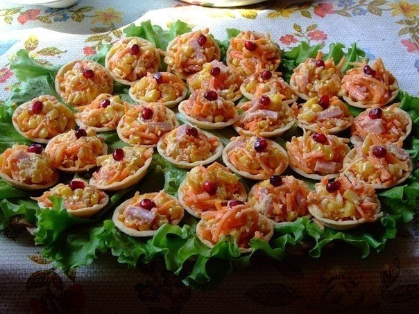 Тарталетки с вкусными начинками Тарталетки с вкусными начинками