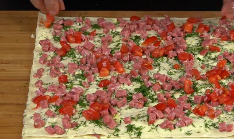 Вкусная закуска из лаваша Вкусная закуска из лаваша