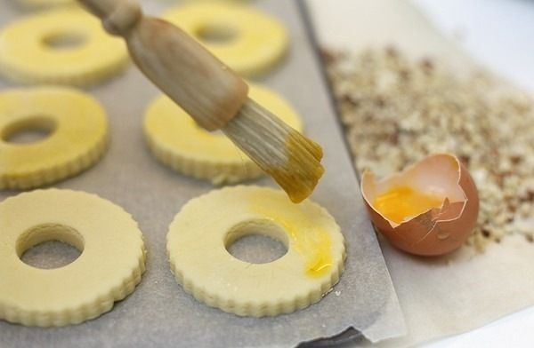 Песочные кольца с орехами, как в школе Песочные кольца с орехами, как в школе