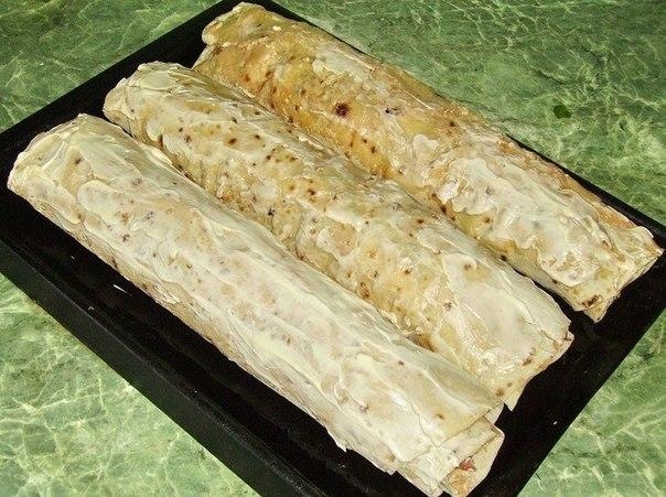 Фаршированный лаваш запечённый в духовке Фаршированный лаваш запечённый в духовке