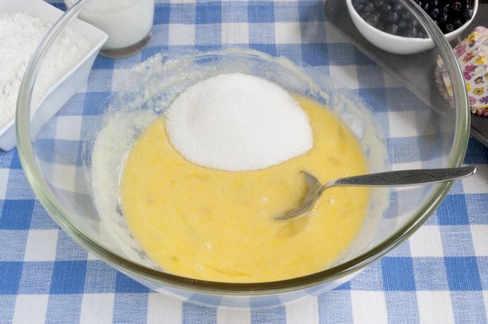 Маффины с черникой Маффины с черникой