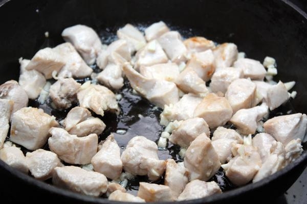 Курица с грибами в сливочном соусе Курица с грибами в сливочном соусе