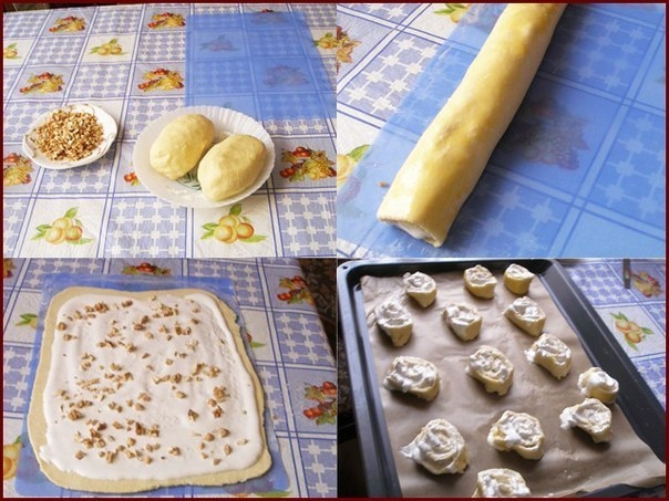 Творожные печенья: Поцелуйчики и Розочки Творожные печенья: Поцелуйчики и Розочки