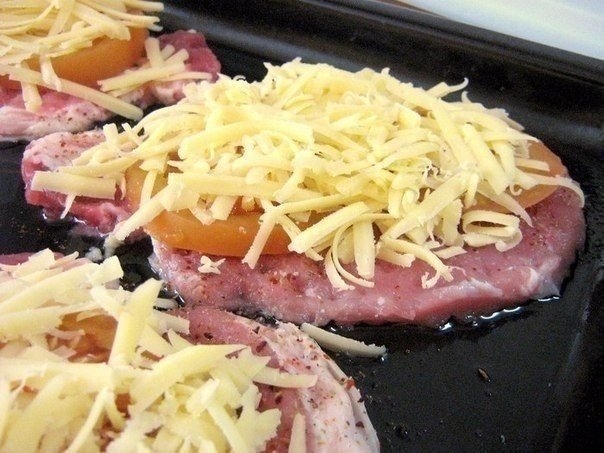 Мясо по-купечески с грибами Мясо по-купечески с грибами