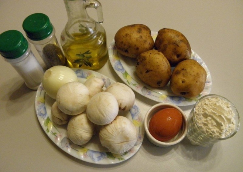 Зразы картофельные с грибами Зразы картофельные с грибами