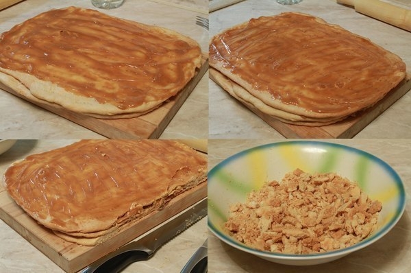 Пирожное с вареной сгущенкой Пирожное с вареной сгущенкой