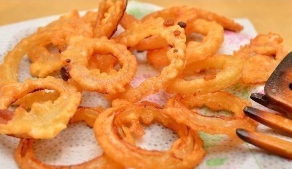 Луковые колечки в кляре Луковые колечки в кляре