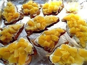 Курица, запеченная с ананасами и сыром Курица, запеченная с ананасами и сыром