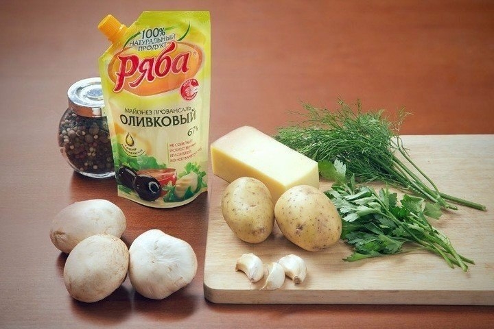 Фаршированные шампиньоны Фаршированные шампиньоны