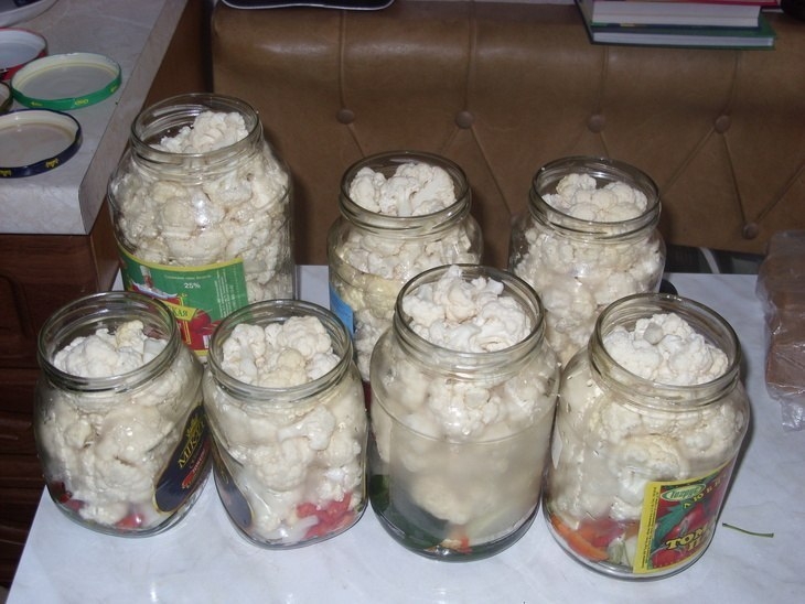 Маринованная цветная капуста Маринованная цветная капуста