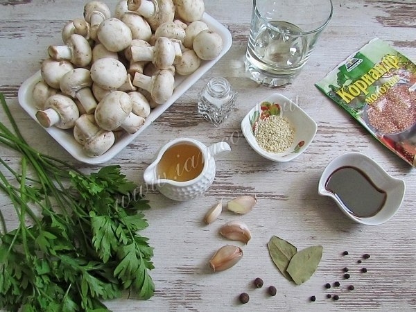 Шампиньоны по-корейски Шампиньоны по-корейски