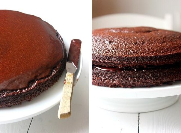 Идеальный шоколадный торт в шоколадной глазури
