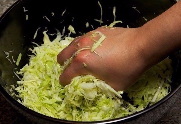 Салат из свежей капусты с курицей Салат из свежей капусты с курицей