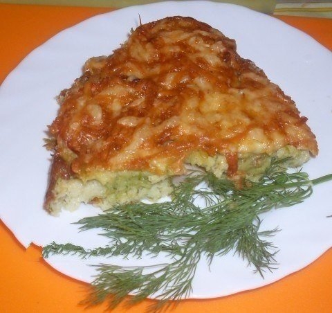 Кабачковый пирог - запеканка Кабачковый пирог - запеканка