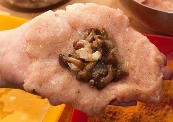 Куриные зразы с грибами Куриные зразы с грибами