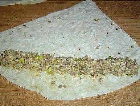 Горячая закуска из лаваша Горячая закуска из лаваша