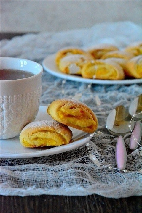 Печенье с апельсиновой начинкой Печенье с апельсиновой начинкой