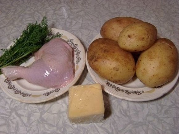 Зразы картофельные с курицей