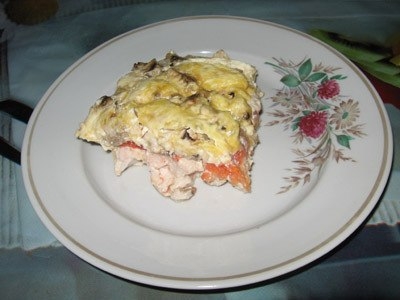 Куриная запеканка с грибами Куриная запеканка с грибами