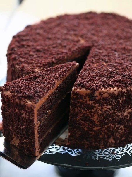 Шоколадный торт пеле