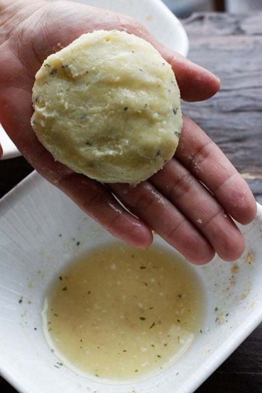 Картофельные блинчики из пюре Картофельные блинчики из пюре
