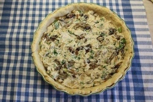 Вкусный и безумно сытный Пирог Курино-грибной жульен Вкусный и безумно сытный Пирог Курино-грибной жульен